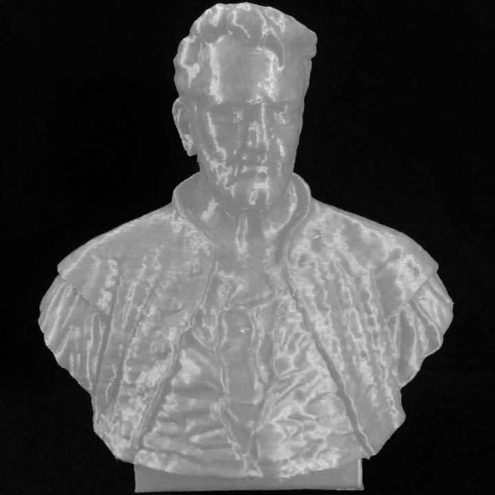 gregor zsef büstü Macaristan szeged tarama 3D print model - Mito3D