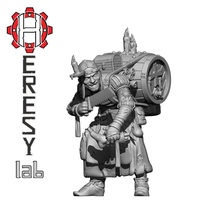 heresylab - ax025 mad doctor tabletop mordheim warhammer fantasy axia warband warrior d&d dungeon adventurers dragons 3d print model - Mito3D
