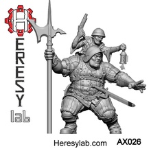 heresylab ax026 tavolo mordheim warhammer fantasia axia banda guerra guerriero d prigione avventurieri draghi 3d print model - Mito3D