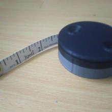 medindo fita caixa medição tecido suporte 3d print model - Mito3D
