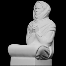mãe artista Varredura fêmea escultura França 3dprintable orsay 3d print model - Mito3D