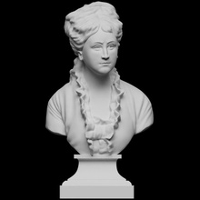 jeanne balze scan bust female marble french 3dprintable orsay 3d print model - Mito3D