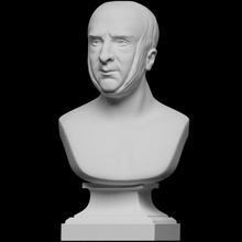 ernest andr scan bust marble france male 3dprintable orsay 3d print model - Mito3D