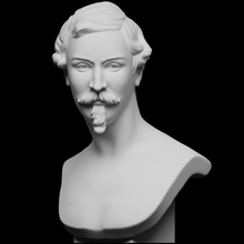Edouard andr analyse buste marbre français 3dprintable 3d print model - Mito3D