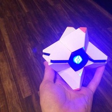 large destiny ghost fully detailed model led illuminated supports fan art 3d print model - Mito3D