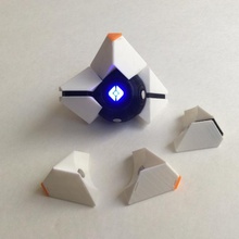 destin fantôme petit modèle détaillé led lumineux entièrement imprimables prend charge fan art esprit 3d print model - Mito3D