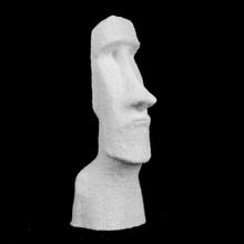 moai head rano raraku easter island scan 3d print model - Mito3D