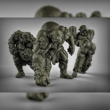 orc nurtured fantasy rpg warhammer dungeonsanddragons chaos dnd pathfinder tabletopgames kingsofwar infected orcnurturedones 3d print model - Mito3D