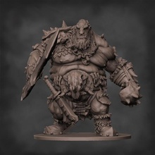 feral maw tribe ogre 3 tabletop barbarian warhammer miniature brute tabletop ogre wargame dnd tribe ageofsigmar aos ogor maw pre-supported feral meneater presup mawtribe glutton