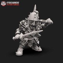 goblin warlord store wargaming warhammer captain kow 3d print model - Mito3D
