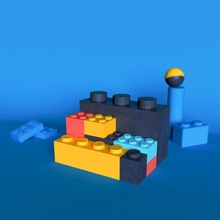 3d modelleme Lego tuğla şehri legolar Legofotografi Legostagram Legominifigures Legoland Legomania 3d print model - Mito3D