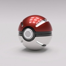 pokebola futurista pelota pokemon apuntalar realista toque 3d print model - Mito3D