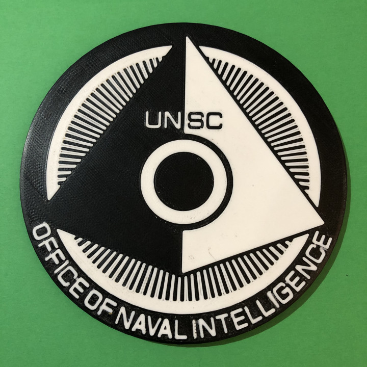 aureola oni logo portavasos juego azar emblema jugador jugadores inteligencia unsc naval espectro vasos barware 3D print model - Mito3D