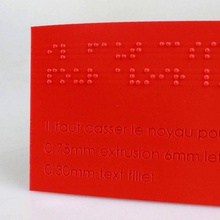 plautus braille sample - 3d print education 3d print model - Mito3D