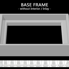 base cadres intérieur incruster Cadre 3d print model - Mito3D