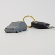 poly clé bague vw golf iii aéro trousse voiture porte clés modèle jouet volkswagen lowpoly 3d print model - Mito3D