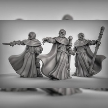 warforged spell casters 1 multi weapon options tabletop fantasy rpg wizard dungeonsanddragons dnd pathfinder sorcerer spellcaster tabletopgmaes 3d print model - Mito3D