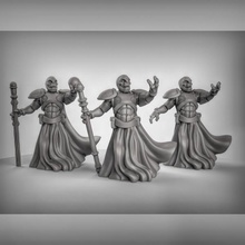 warforged spell casters 2 multi weapon options tabletop fantasy rpg wizard dungeonsanddragons dnd pathfinder tabletopgames sorcerer spellcaster 3d print model - Mito3D