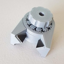 nut cracker gears nutcracker planetary epicyclic 3d print model - Mito3D
