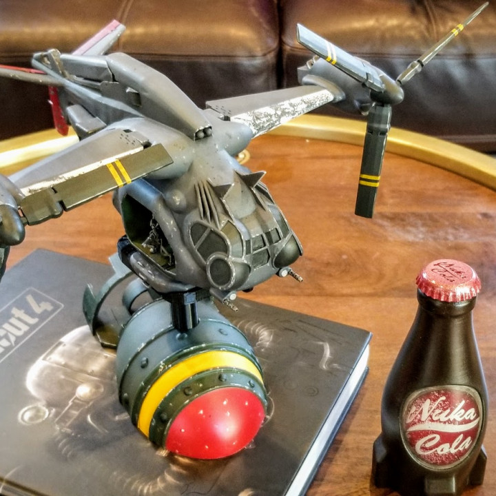 ausfallen 4 Veritbird vb 01 fallout3 fallout4 Bethesda Vertibird 3D print model - Mito3D