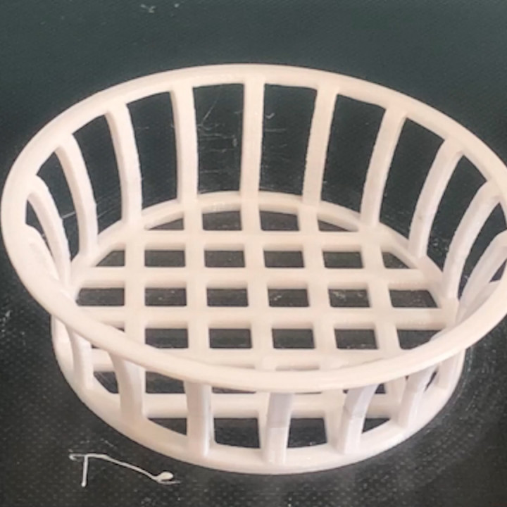 basket grow garlic water planting 3D print model - Mito3D