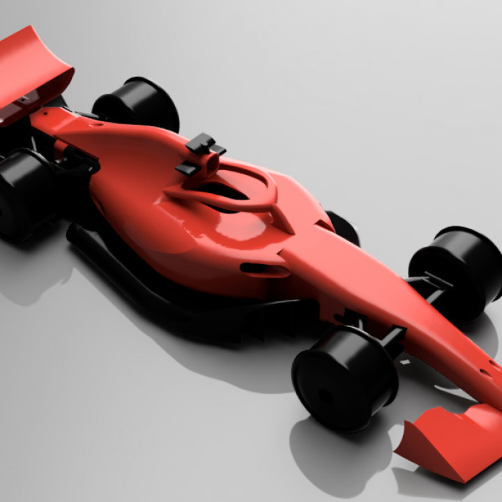 fórmula 1 rc coche vehiculo pr 22 ferrari mercedes RC formula1 2022concept 3D print model - Mito3D