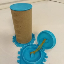 toilet paper tube polypanels pentagon upcycling toiletpapertube 3d print model - Mito3D