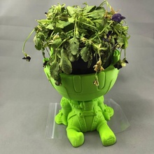 pigro astronauta fioriera giardino 3d print model - Mito3D