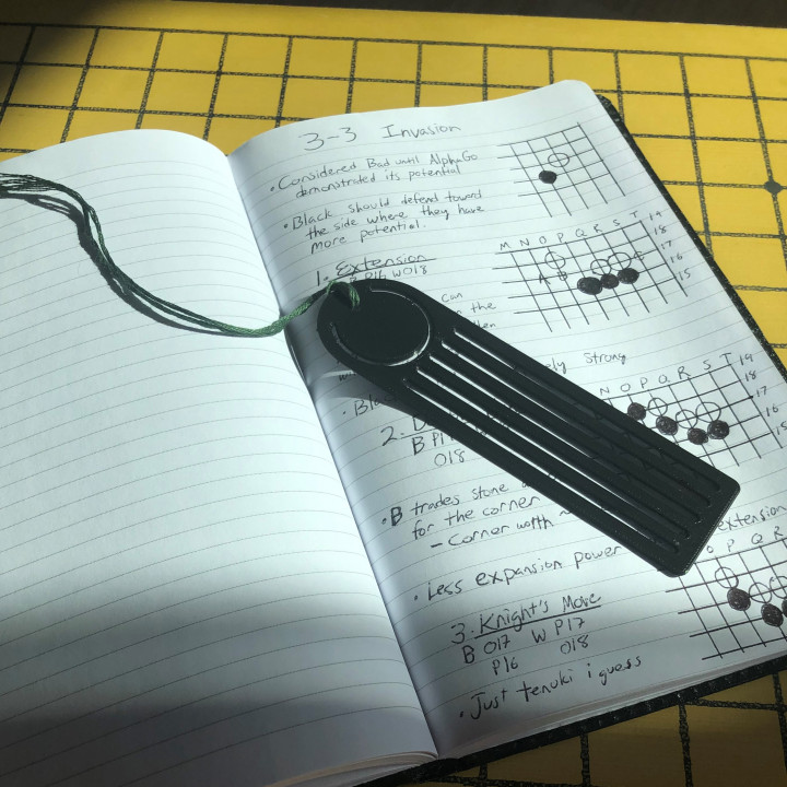cuadrícula plantilla marcador pequeña cuadernos ajedrez dibujo papel guía rail grafico weiqi baduk shogi cuadricula 3D print model - Mito3D