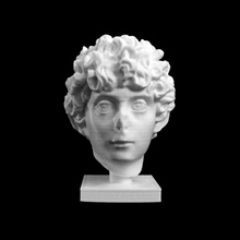 head roman youth dallas museum art texas scan ancient man marble boy male italian 3d print model - Mito3D