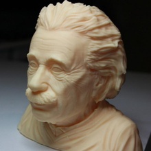 Albert Einstein buste alber 3d print model - Mito3D