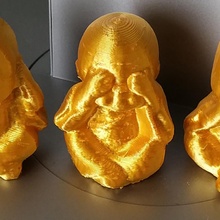 bebé buda jardín Buda budas 3d print model - Mito3D