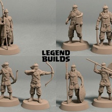 empire jagrad army 10 miniatures stl files tabletop ancient fantasy human rpg soldier wargaming warrior 3d print model - Mito3D