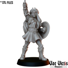 lua clérigo tampo mesa fantasia lutador rpg escudo Amazonas dnd Selune 3d print model - Mito3D