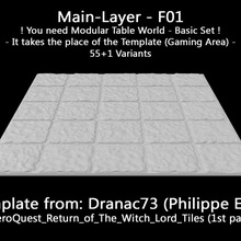 main layer f01 modular Tabelle Spielzeuge Spiele Verlies Main Schicht 3d print model - Mito3D