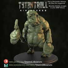 Troll Felsen Hämmer pre supported Tischplatte Fantasie Miniaturen Skulptur Minis dnd 3d print model - Mito3D