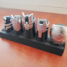 argento braccia sciamano re fan arte anime squillare anelli silva Re 3d print model - Mito3D