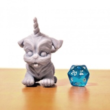 yavru mısır minyatür mağaza Yazdır yaratık köpek Zindanlar fantezi mini tek boynuzlu at büyü 3dprint reçine Ejderhalar Pegasus yavrusu dnd faerie 3d print model - Mito3D