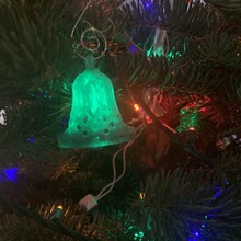 enrejado campana ornamento impresión sitio badajo mecanismo jardín Navidad regalo árbol fiesta tortura vacaciones 3d print model - Mito3D