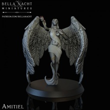 amitiel boutique diable enfer ailes ange Satan mort céleste serpent monde souterrain Eden anges 75 sacrifice paradis 3d print model - Mito3D