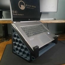 Laptop Steigleitung Gadgets Elektronik Schreibtisch modular Büro Arbeit Bildschirm Desktop ergonomisch 3d print model - Mito3D