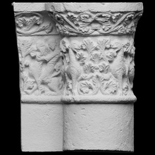 frieze premier arcade western angouleme cathedral scan architecture france scantheworld 3d print model - Mito3D