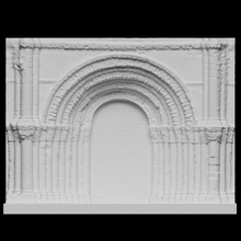 portal church saint mary saintes france scan architecture scantheworld 3d print model - Mito3D