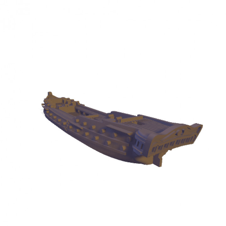 hms infatigable razee fragata ardiente clase conversión Embarcacion trafalgar naval velas fuego barco vela edad batalla 3D print model - Mito3D