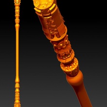 golden Knüppel 3d print model - Mito3D