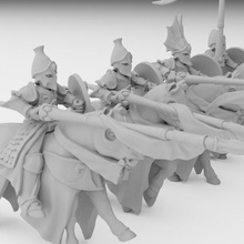 Elf şövalye minyatürler modüler masaüstü elf fantezi Warhammer elfler savaş oyunu dnd Warhammerfantasy Kingsofwar aos kow yüksek opr whbf Highelves 3d print model - Mito3D