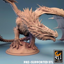 adult red dragon tabletop creature monster dnd chromatic 5e 3d print model - Mito3D