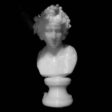 busto antinoo dioniso union des mus es nationaux parigi scansione 3d print model - Mito3D