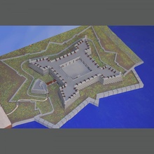 fort san Marcos Floride éducation terrain fortification Sanmarcosfort strongdesanmarcos 3d print model - Mito3D