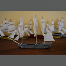 Embarcacion san juan nepomuceno repuesto partes batalla juego guerra trafalgar naval velas fuego barco vela edad gloria mar negro 3d print model - Mito3D